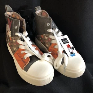 Brand New Disney Minnie Mouse High Tops Youth Size 3 Brand New with Tags - Picture 1 of 7
