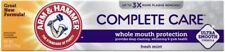 ARM & HAMMER Complete Care Fluoride Anticavity Toothpaste, Fresh Mint 6 oz (Pack