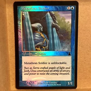 MTG ~ FOIL ~ Metathran Soldier ~ Il destino di Urza ~ Blu comune ~ Inglese - Foto 1 di 10