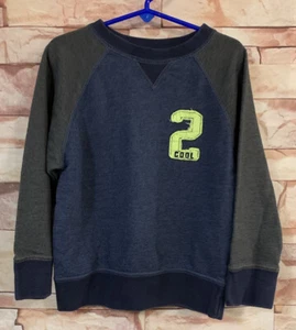The Children's Place Blue/Gray Long Sleeved Sweatshirt. Size: XS (4). - Picture 1 of 9