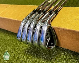 Used Right Handed TaylorMade R9 TP Irons 6-PW KBS Tour Stiff Steel Golf Set - Picture 1 of 11