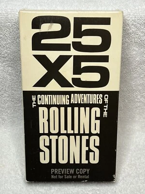 The Continuing Adventures Of The Rolling Stones: 25x5 VHS Works! Preview Copy - Image 1 of 4