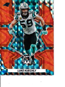 LUKE KUECHLY #32 2022 PANINI MOSAIC PANTHERS ORANGE - Picture 1 of 2