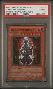 Yugioh 2003 Dark Necrofear DL2-002 Duelist League PROMO Super Rare POP 5 - Bild 1 von 2