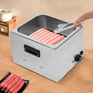 Edelstahl Wurstkocher Bockwurstwärmer, Hot Dog Würstchenwärmer Gerät Wurstwärmer - Bild 1 von 24