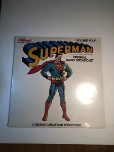 Superman vinyl LP, Vol. 4, SEALED, Radio Broadcast, Kellogg's 1974 - Imagen 1 de 12