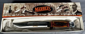 MARBLE'S Marble Plus KNIFE CLUB 2005 8" Ideal Bone 1 of 101 w. Box & Sheath USA - Picture 1 of 13