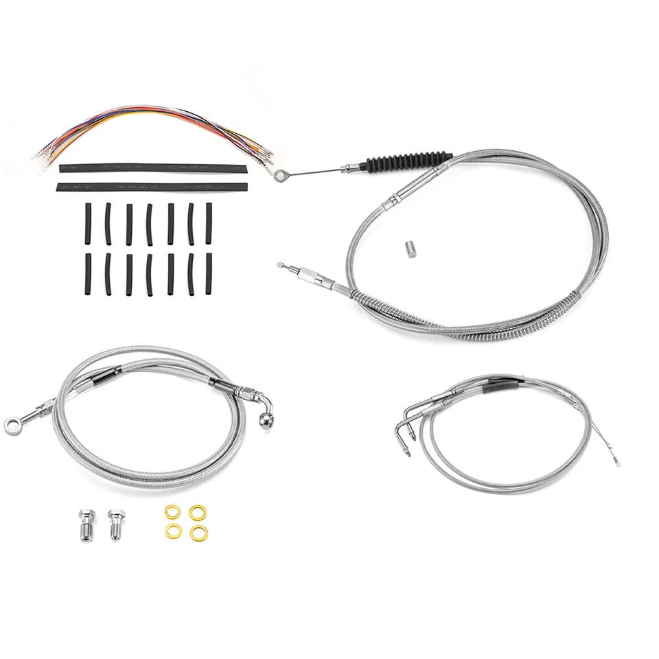 Cable de acelerador embrague freno barra 16”-18” CAN-Bus para Harley Sportster 883 no ABS Foto 1 de 4