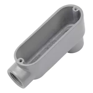 Red-Dot ALB-1, 1/2" LB-style Aluminum Conduit Body, no Cover (Box of 10) - Picture 1 of 1