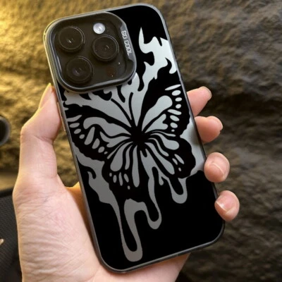 Shockproof Butterfly Phone Case For iPhone 15 14 13 Pro Max 12 11 8 7 X XR Cover - Image 1 of 4