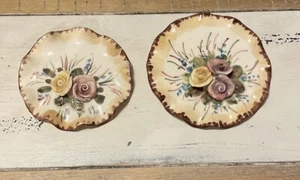 Handgefertigter handbemalter Keramik Argentinien Wandbehang Floral - Bild 1 von 6