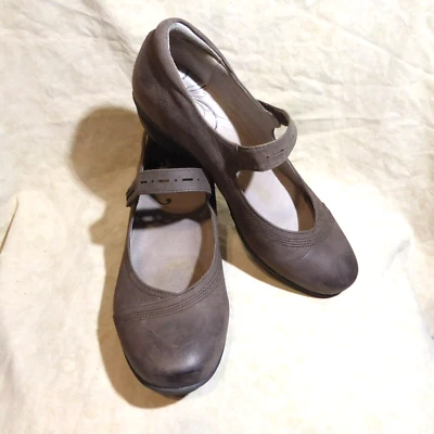 🩰 Abeo BioSystem Comfort Mary Janes sz 7.5 N Cocoa Brown Leather; Leather Lined - Image 1 of 4