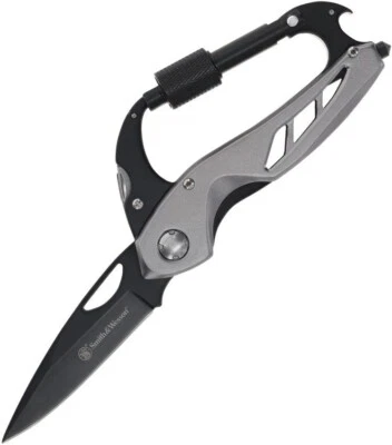 Smith & Wesson Multi Tool Linerlock Stainless Blade Titanium Handles Basics - Image 1 of 4