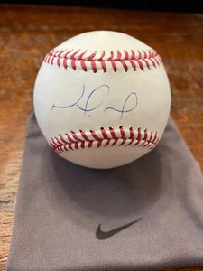 Nomar Mazara Signed Official Major League Baseball MLB Coa White Sox Rangers - Picture 1 of 4