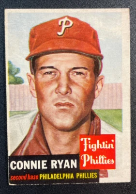 1953 Topps #102 Connie Ryan EX. Philadelphia Phillies - Image 1 of 2