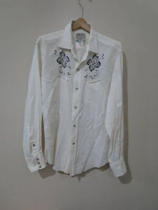 Vintage 1950's H Bar C Ranchwear Exclusive Design Western Shirt embroidered - Picture 1 of 10
