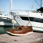 Timberland Men's Bradstreet Leather 3-Eye Boat Shoes, Sahara, UK 6.5 EU 40
