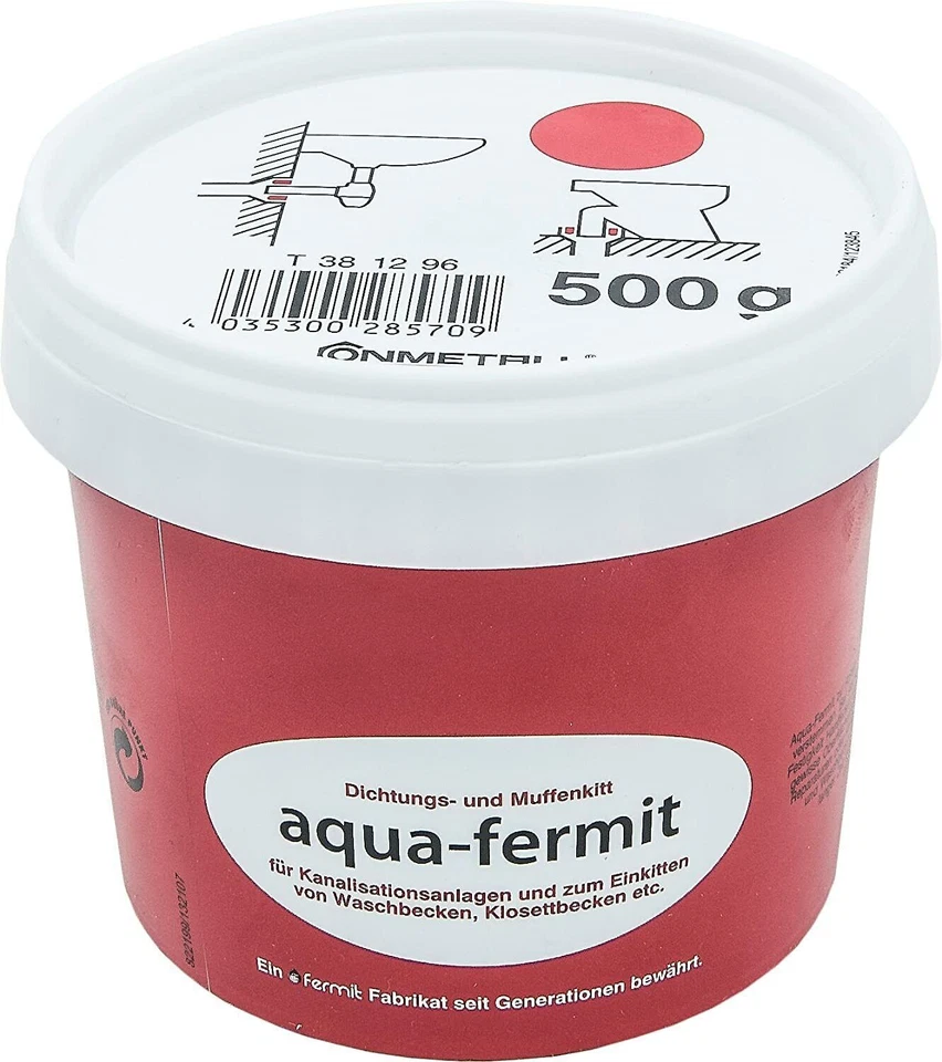 Aqua Fermit Dichtung und Muffenkitt 500 g