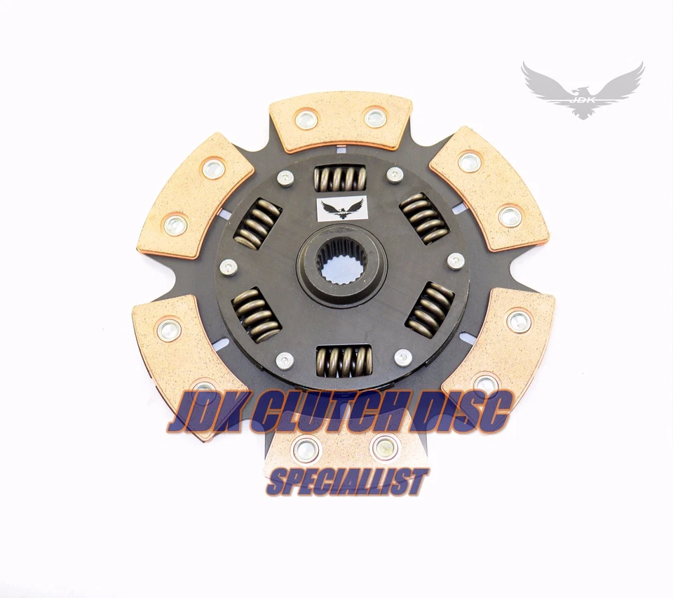 JDK STAGE3 陶瓷 6 Puck 离合器盘 / 21Spline 210 毫米 1993 - 2008 丰田 COROLLA — 第 1/1 张图片