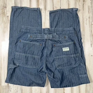 Vintage Sugar Cane Painter Carpenter Cargo Pants Herringbone Mens Size Medium - Picture 1 of 9
