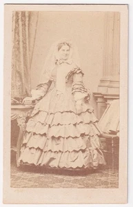 Ritratto CDV Di Hildegard Luise Di Baviera Principessa Arciduchessa D'Austria - Picture 1 of 1