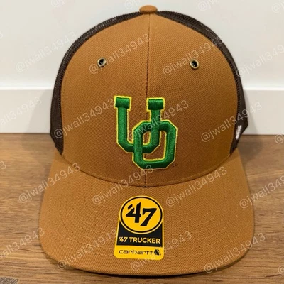 Gorra ajustable para hombre Oregon Ducks Carhartt x '47 Trucker Snapback Foto 1 de 4