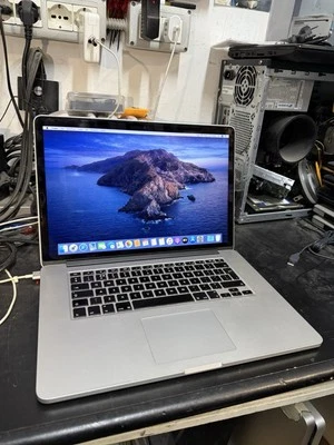APPLE MACBOOK PRO 15" CORE i7 2,6 GHZ RAM 16GB SSD 500 Gb CATALINA Grado A - Immagine 1 di 4