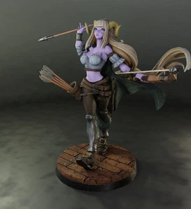 The Ranger Tiefling Girl Unpainted 75 mm Resin figure 1/24 - Picture 1 of 4