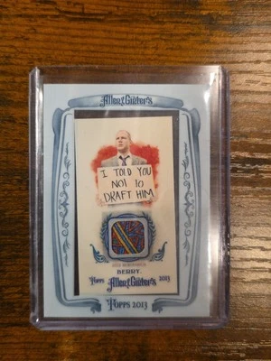 2013 Topps Allen & Ginter's Matthew Berry Framed Mini Relic - Image 1 of 3