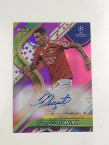 2024/25 Topps Finest UEFA Club Competition Ángel Di María Autograph #BA-DI 36/75 - Picture 1 of 2
