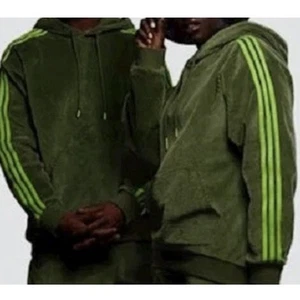 Adidas Unisex X Ivy Park IVP Gr. L Hoodie Wild Pine Green Cord Loose HC6016 - Bild 1 von 10