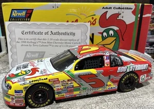 1998 Terry Labonte Kellogg’s Corn Flakes Iron Man 600 1/18 Revell Nascar Diecast - Picture 1 of 5