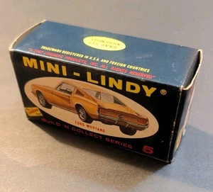 1968 Lindberg Mini-Lindy # 5 Ford Mustang komplett neu in Box 1:64 - Bild 1 von 8
