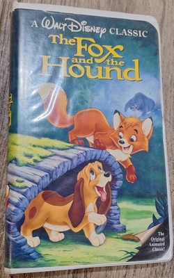 Vintage Disney VHS  Black Diamond Edition  The Fox and the Hound (Classic 1980s) - Image 1 of 4