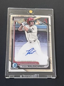 Ryan Waldschmidt 2024 Bowman Chrome 1° Bowman RC Auto #CPA-RW Diamondbacks - Foto 1 di 2