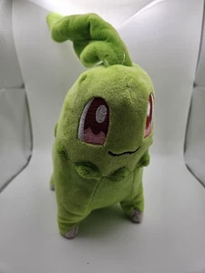 Pokémon Chikorita Soft plush ~ Tags Been Cut Off - Picture 1 of 10