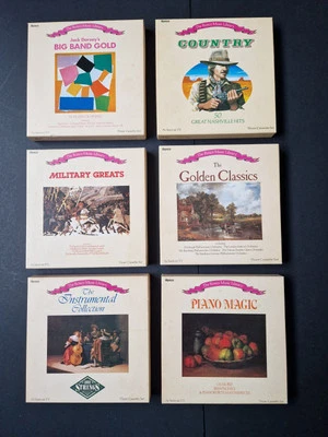 The Ronco Music Library Cassette Tape Set x 6 Boxes - Country Classics Big Band - Image 1 of 4