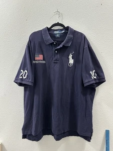 Polo Big Horse Ralph Lauren EE. UU. 2010 3XLT Alto Juegos Olímpicos de Vancouver EE. UU. Hombres” - Imagen 1 de 10