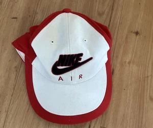 Nike Air White/Red/Black fitted hat size Small/Medium - Picture 1 of 4