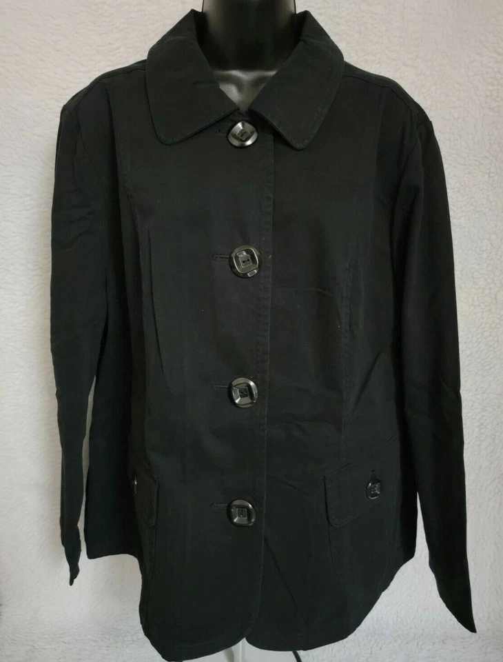 Relativity Womens Jacket Coat Size 2X Black - Image 1 of 4
