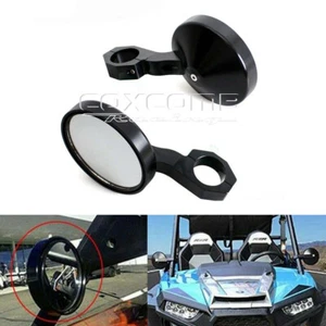 Rear View Mirror 1.75” Clamp Mount For Polaris RANGER 400 500 700 800 Arctic Cat - Picture 1 of 10