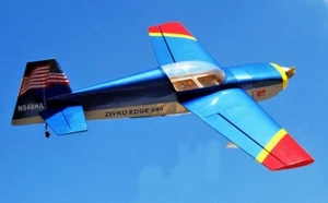 Zivko Edge-540 Nitro Modelos Aviones Acrobáticos Avanzados Escritorio Madera Modelo Pequeño - Imagen 1 de 2