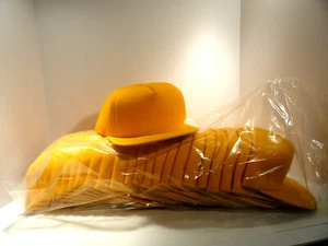 Yellow Baseball Caps / Hats Lot of 24 - Picture 1 of 5