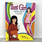 1967 That Girl Paper Dolls Saalfield Marlo Thomas Oryginalne nieużywane Niecięte Vtg EUC