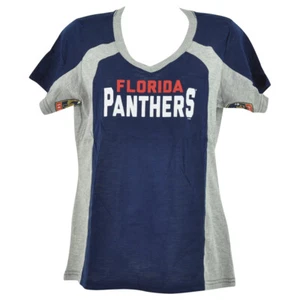 NHL Florida Panthers Hockey Hands High V-Neck Womens Ladies Tshirt Tee - Picture 1 of 2