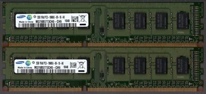 Samsung 4GB (2x2GB) 1Rx8 PC3-10600U DDR3-1333MHz DIMM Desktop RAM USED TESTED - Picture 1 of 2