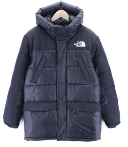 THE NORTH FACE Himalayan Insulated Parka Men Jacket L Mid Length Lined Black - Picture 1 of 16