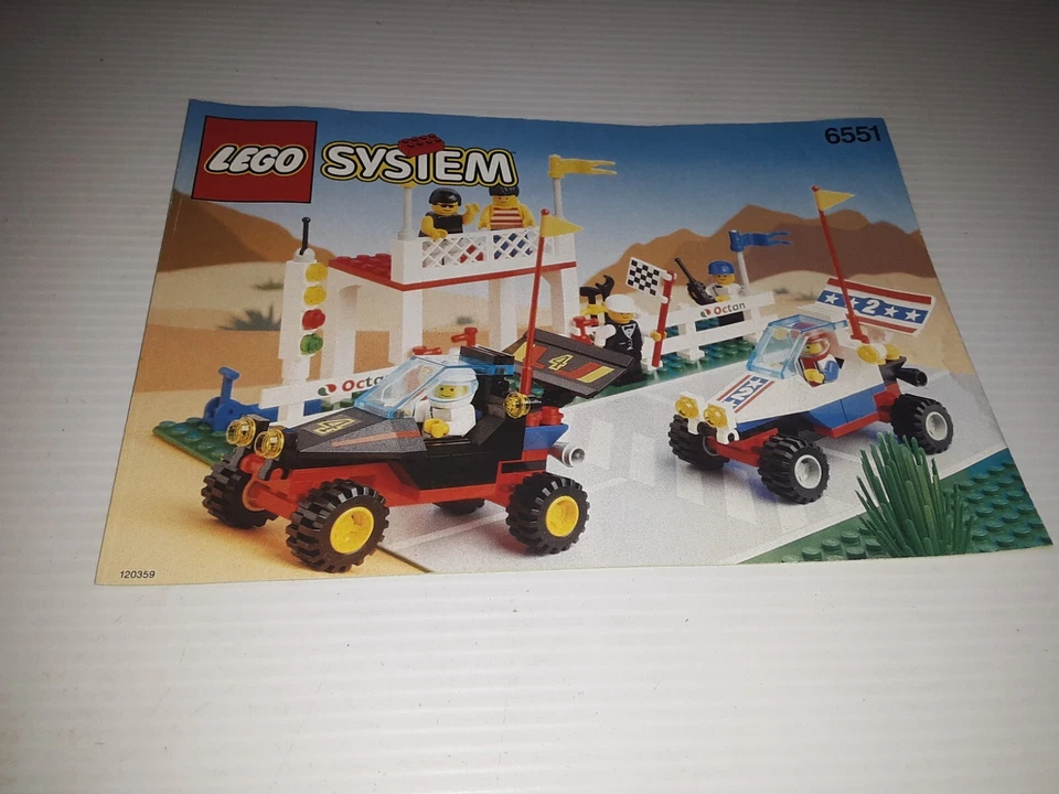 Lego Town Checkered Flag Racing Manual Only 6551 shelf139 - Image 1 of 1
