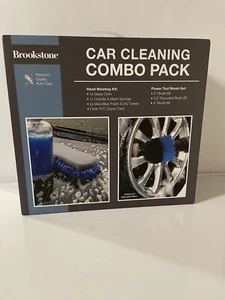 Car Cleaning Combo Pack Included Hand Washing Kit & Power Tool Brush Set - Picture 1 of 6
