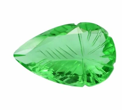 Pear Cut 72.35 Ct EGL Certified Moldavite Impact Tektite Loose Gemstone - Image 1 of 3